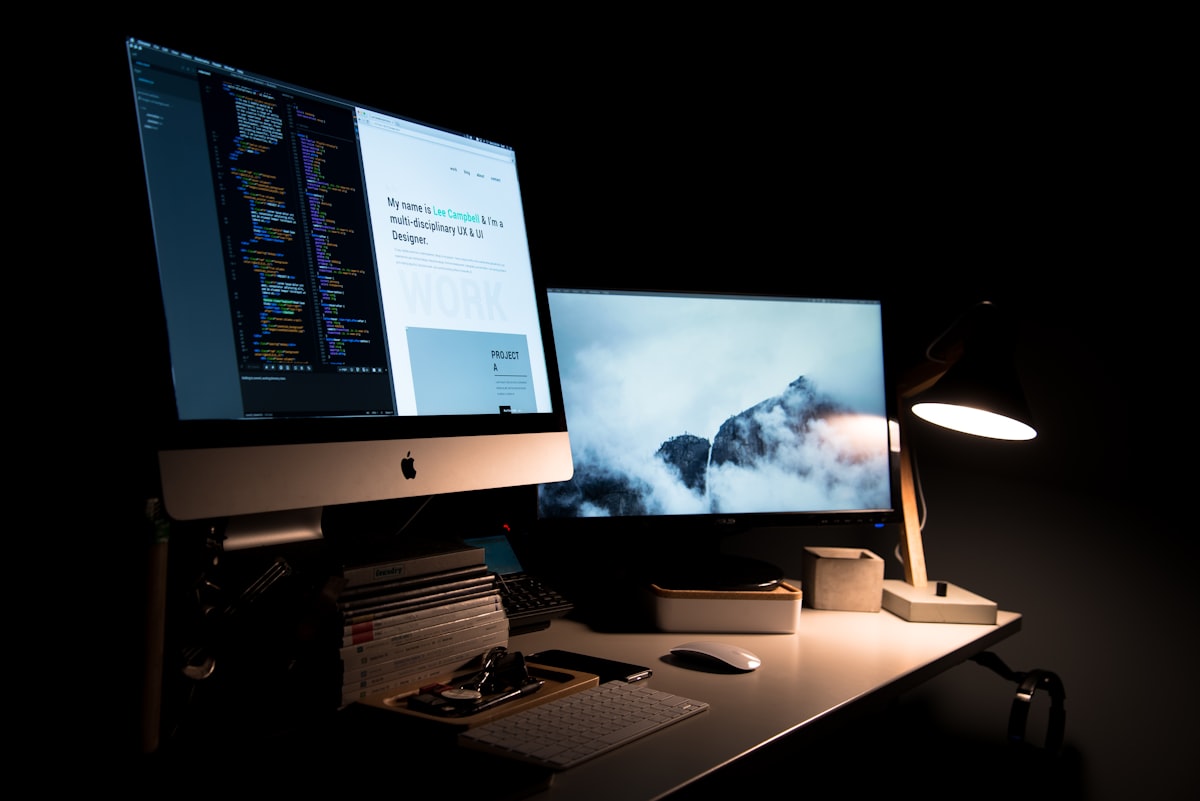 Custom website being designed and coded at Ithos